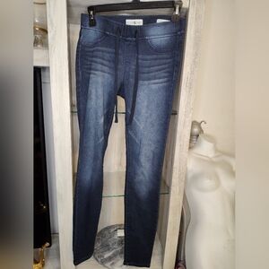 Daisy Black Denim Jeggings SZ Small Excellent Condition